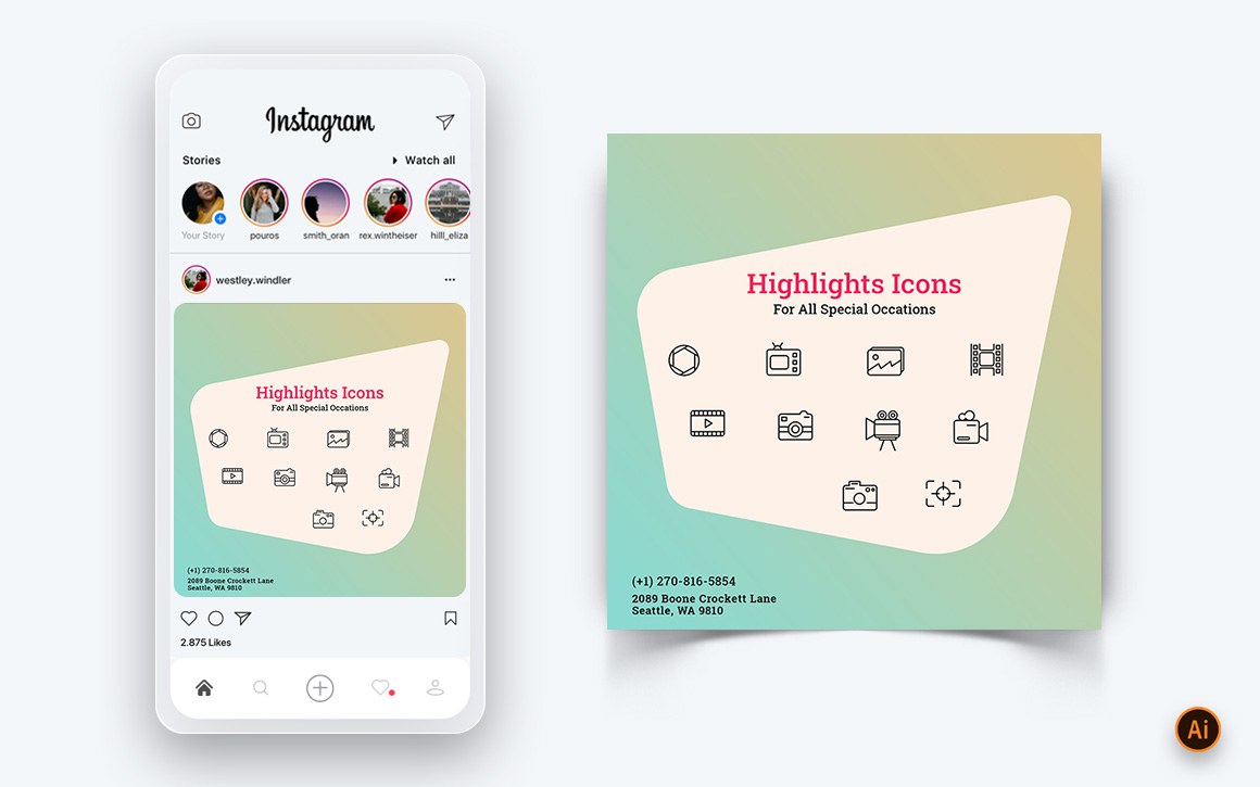 Photo and Video Services Social Media Instagram Post Design Template-01