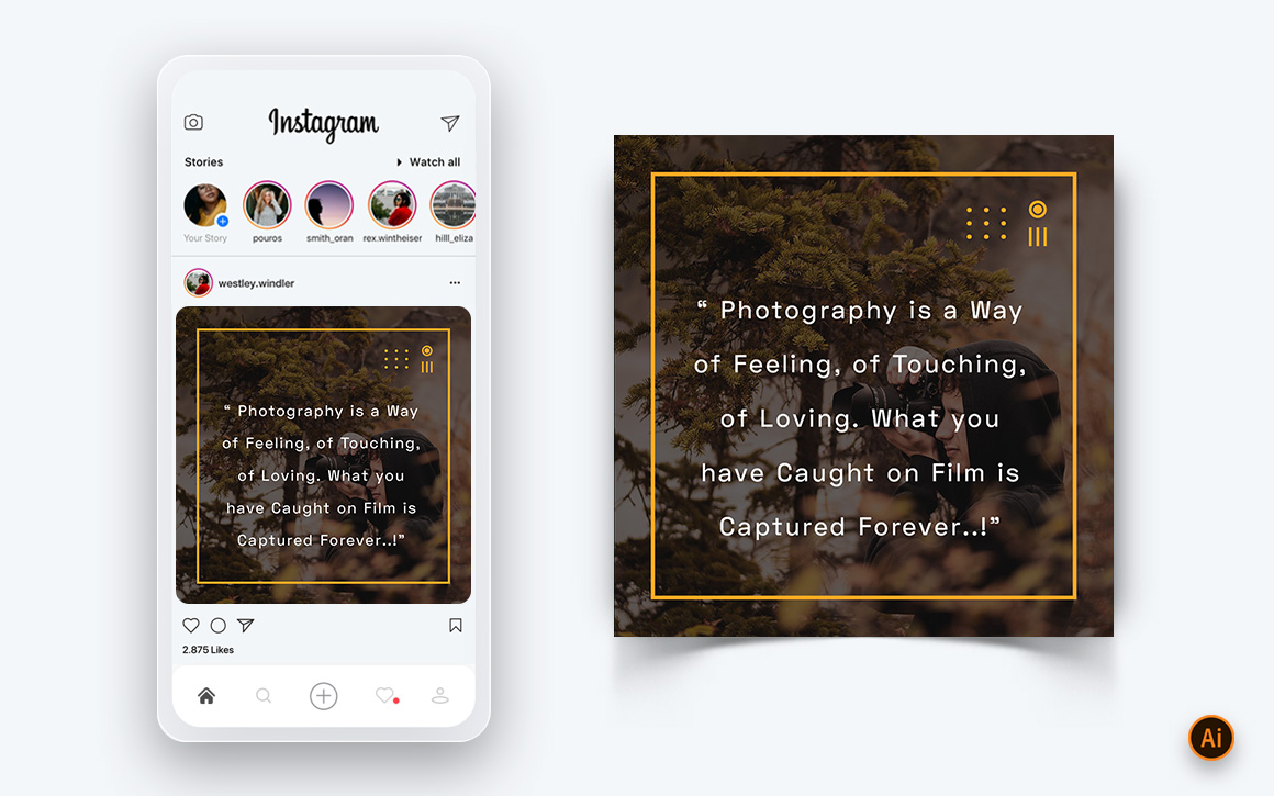 Photography Services Social Media Instagram Post Design Template-08