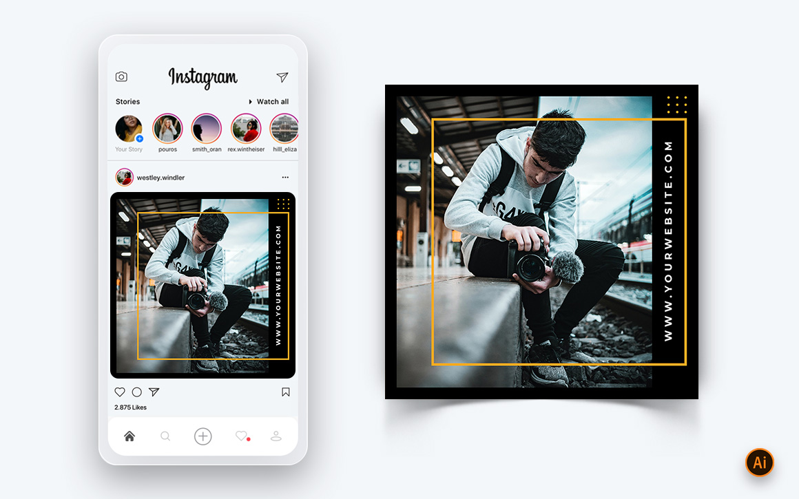 Photography Services Social Media Instagram Post Design Template-10