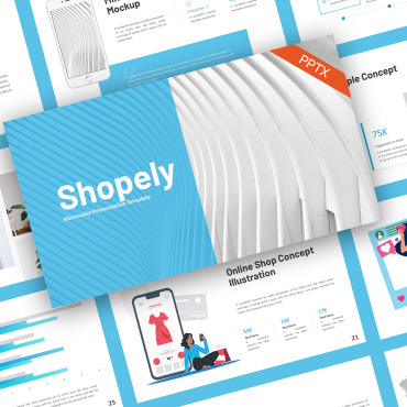 Art Blue PowerPoint Templates 263583