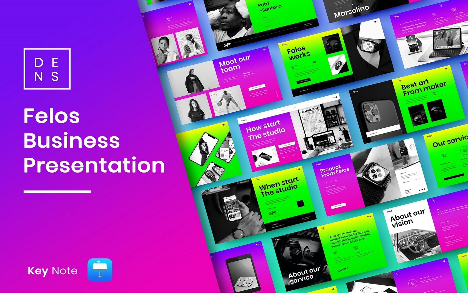 Felos – Business Keynote Template