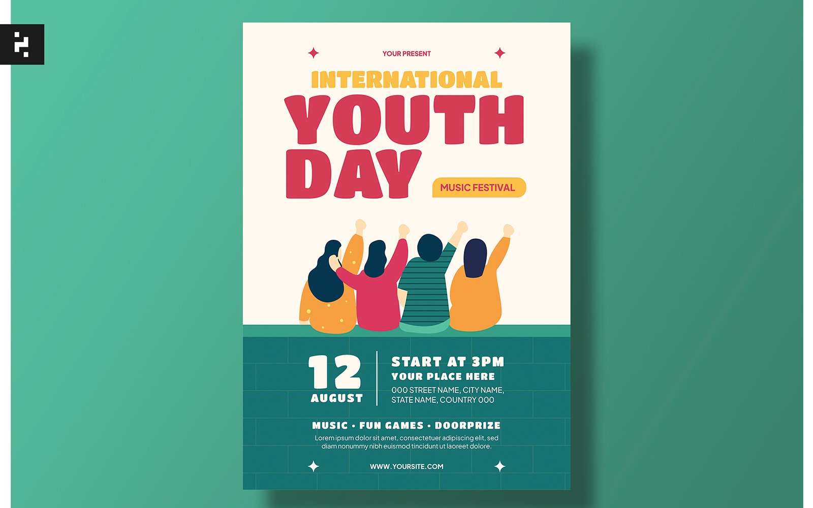 International Youth Day Flyer Set