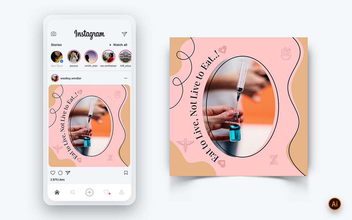 World Health Day Social Media Instagram Post Design Template-04