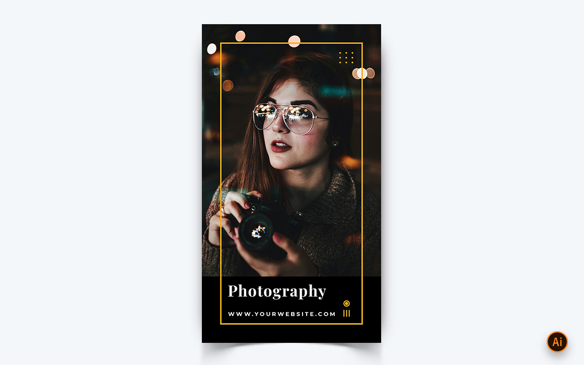 Photography Studio Social Media Instagram Story Design Template-10
