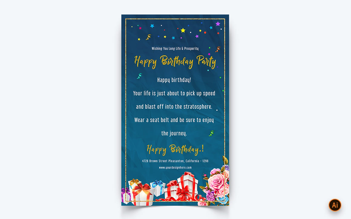 Birthday Party Celebration Social Media Story Design Template-06