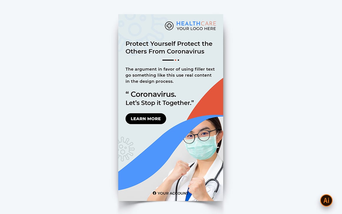 Corona Virus Awareness Social Media Instagram Story Design Template-10