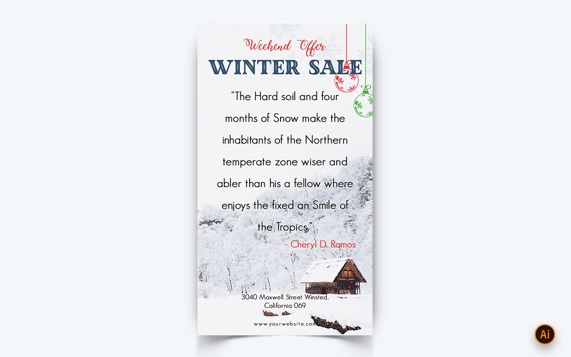 Winter Season Offer Sale Social Media Instagram Story Design-09