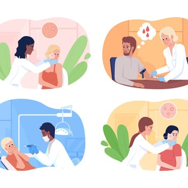 Checkup Doctor Illustrations Templates 264377