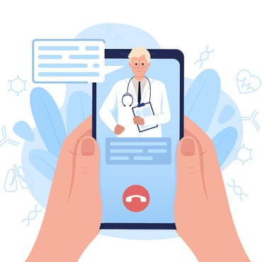 Telehealth Doctor Illustrations Templates 264379