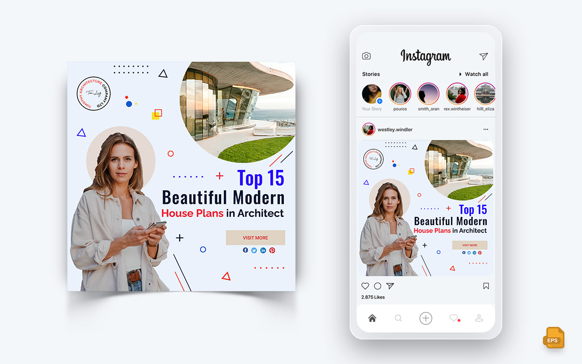 Architecture Design Social Media Instagram Post Design-07