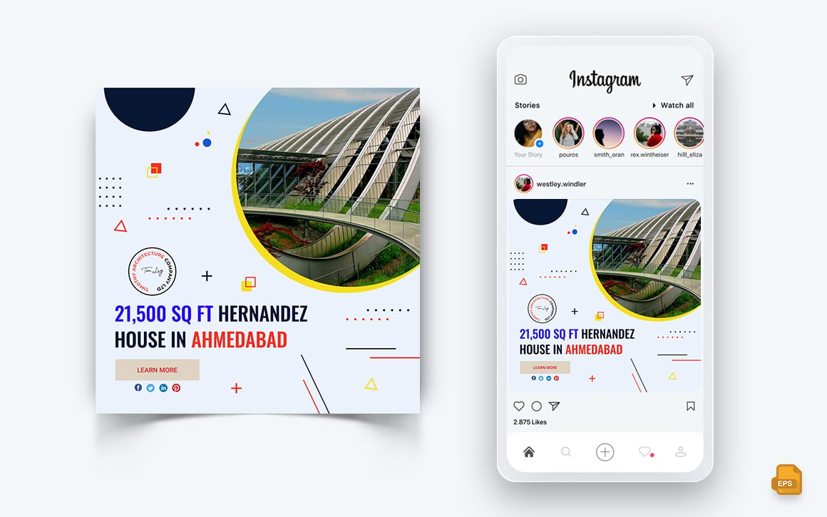 Architecture Design Social Media Instagram Post Design-08