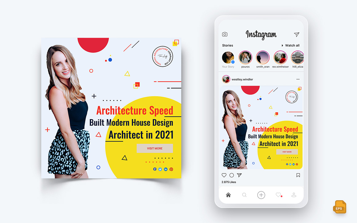 Architecture Design Social Media Instagram Post Design-09