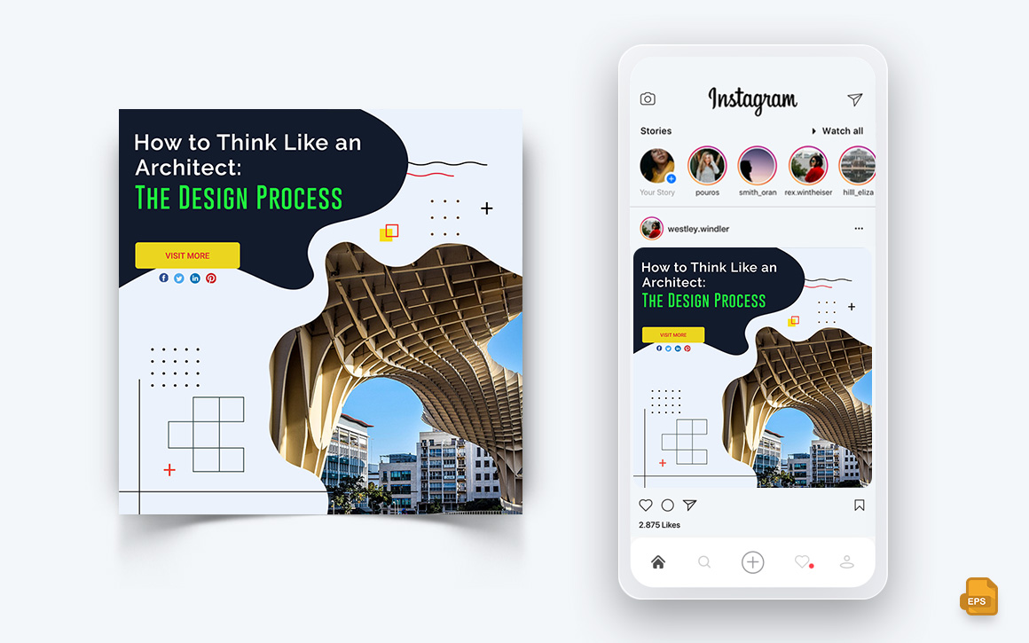 Architecture Design Social Media Instagram Post Design-12