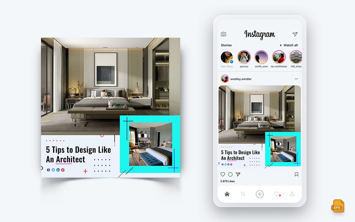 Architecture Design Social Media Instagram Post Design-13