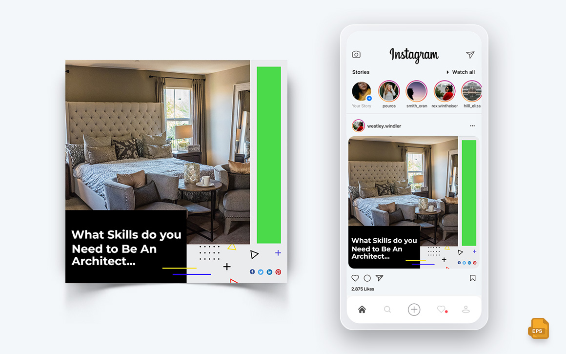 Architecture Design Social Media Instagram Post Design-16