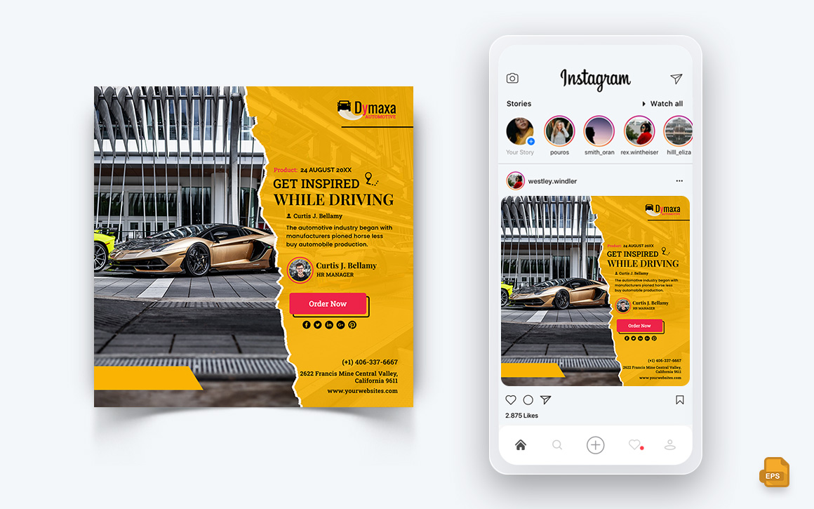 Automotive Service Social Media Instagram Post Design-04