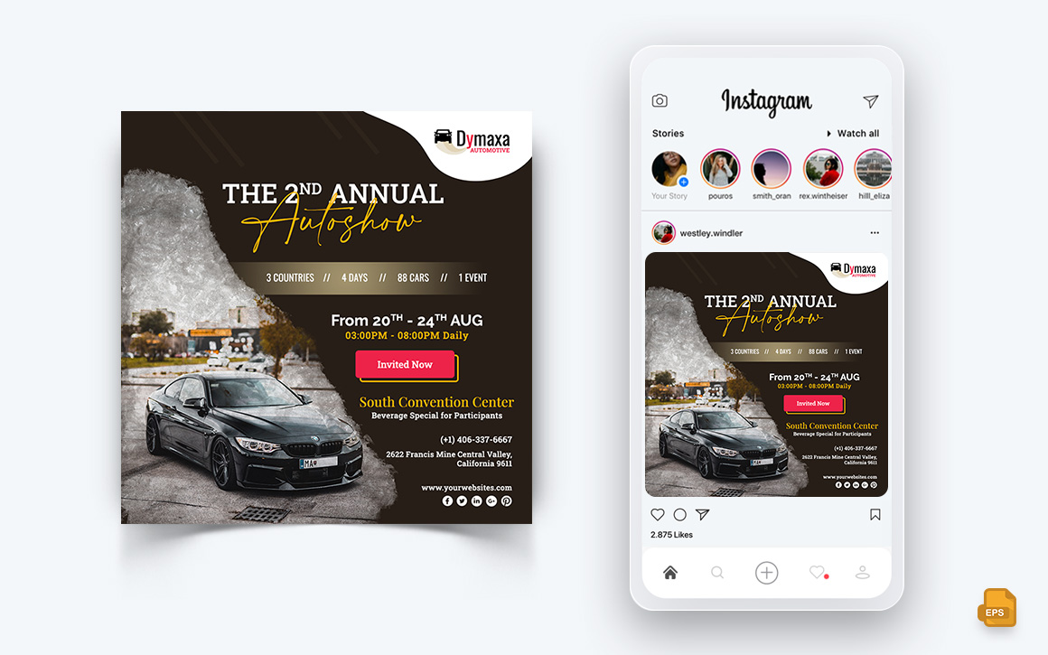 Automotive Service Social Media Instagram Post Design-09