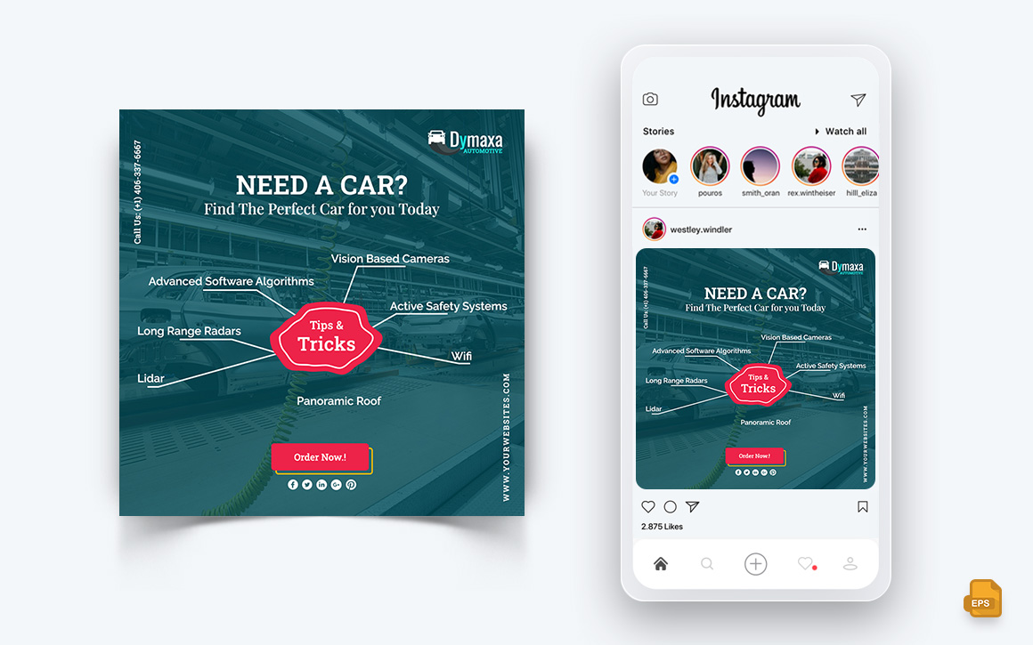 Automotive Service Social Media Instagram Post Design-11