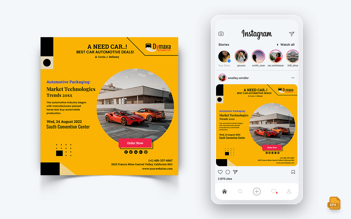 Automotive Service Social Media Instagram Post Design-18