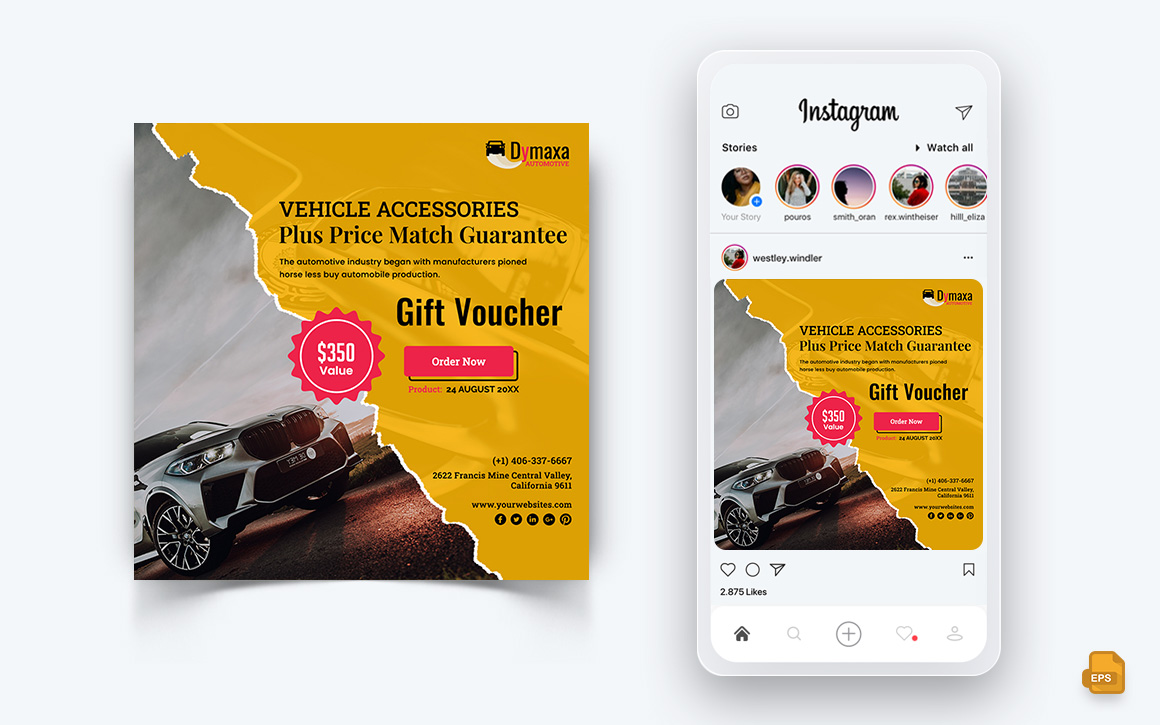 Automotive Service Social Media Instagram Post Design-19