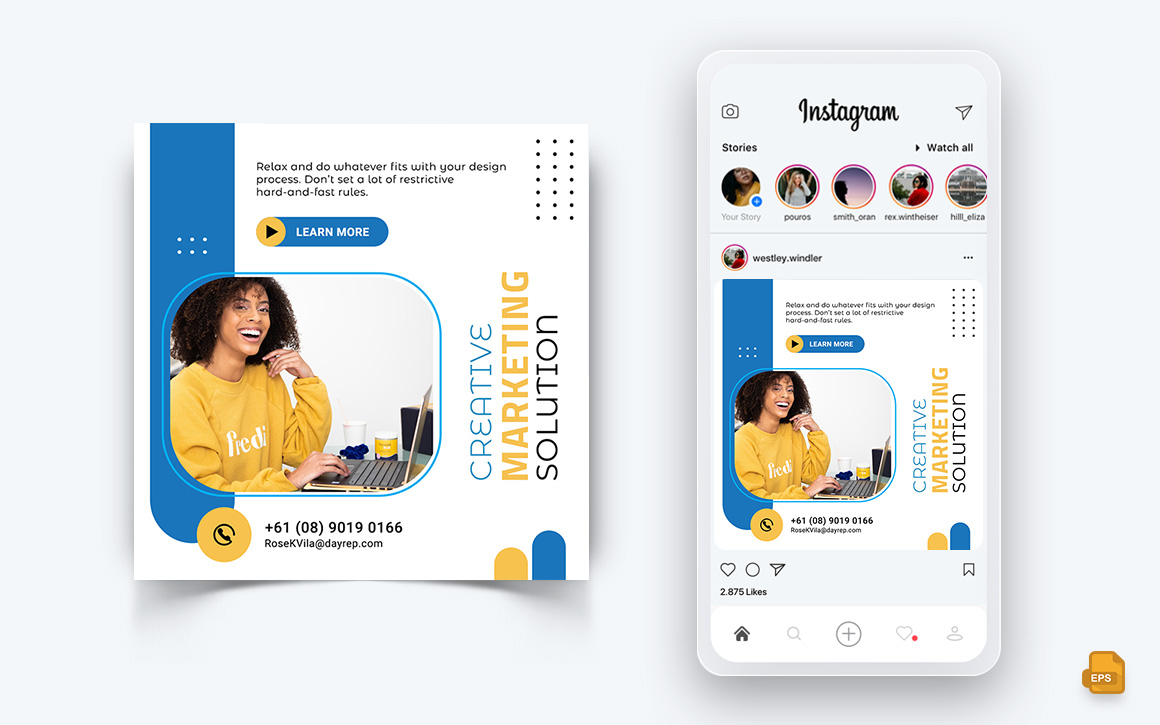 Business Agency Corporate Service Social Media Instagram Post Design-08