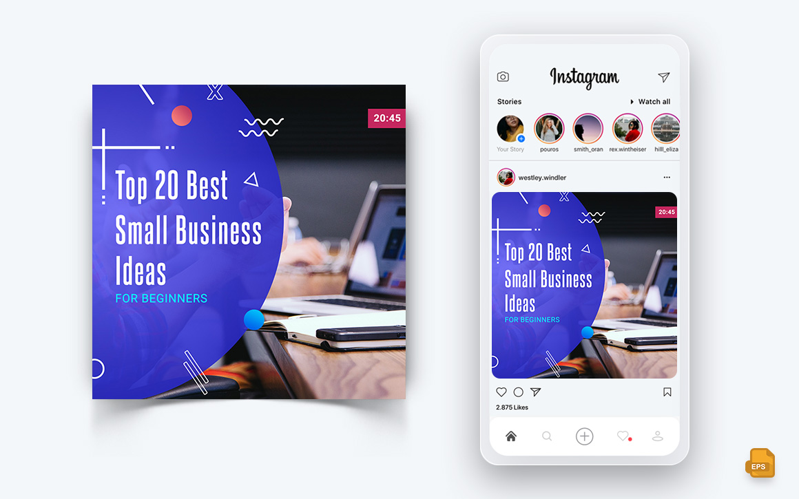 Business Agency Corporate Service Social Media Instagram Post Design-15