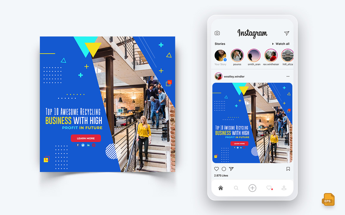 Business Agency Corporate Service Social Media Instagram Post Design-30