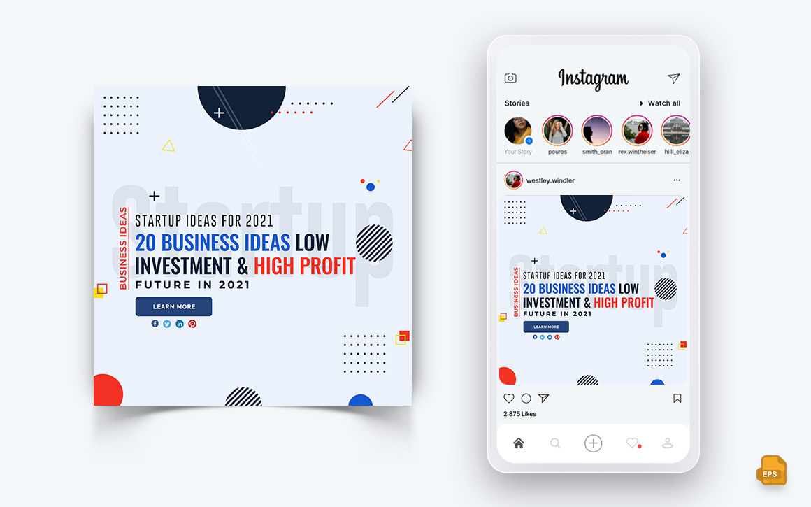 Business Agency Corporate Service Social Media Instagram Post Design-31