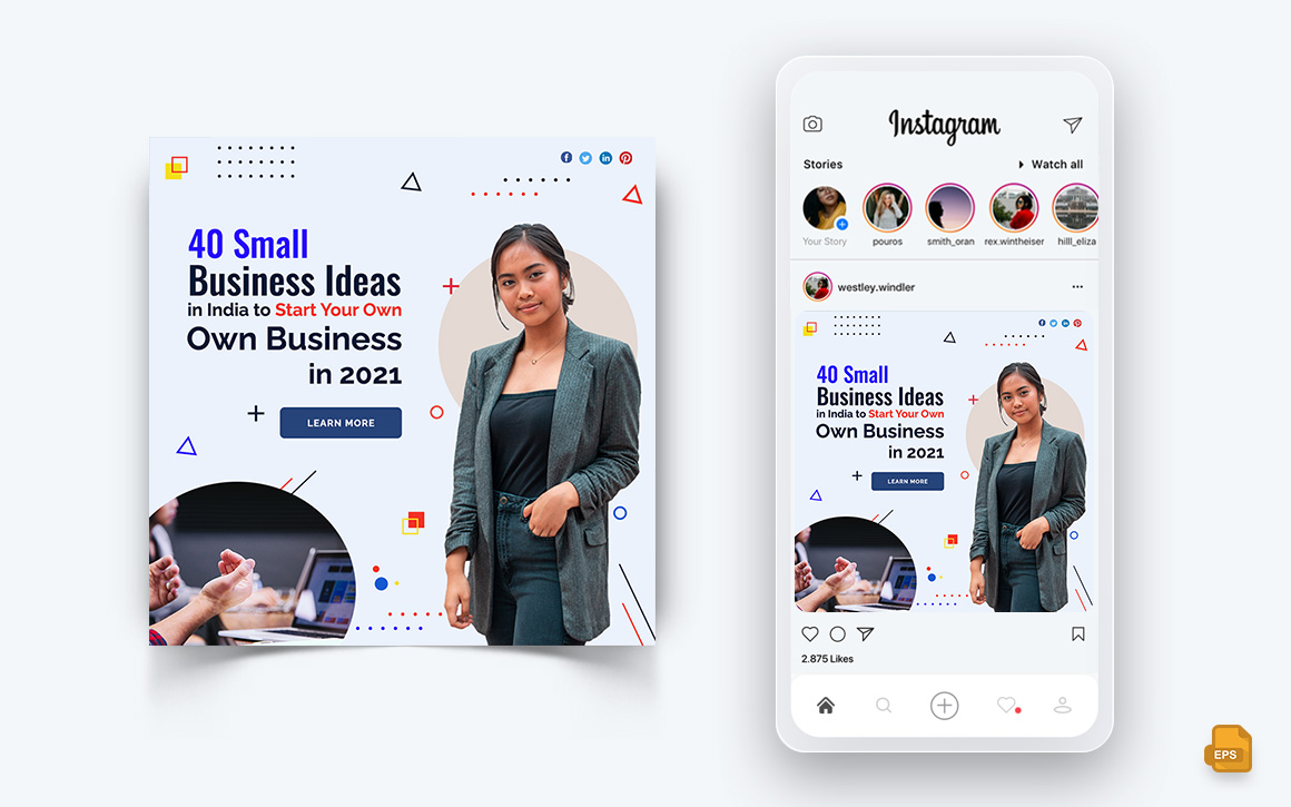 Business Agency Corporate Service Social Media Instagram Post Design-33