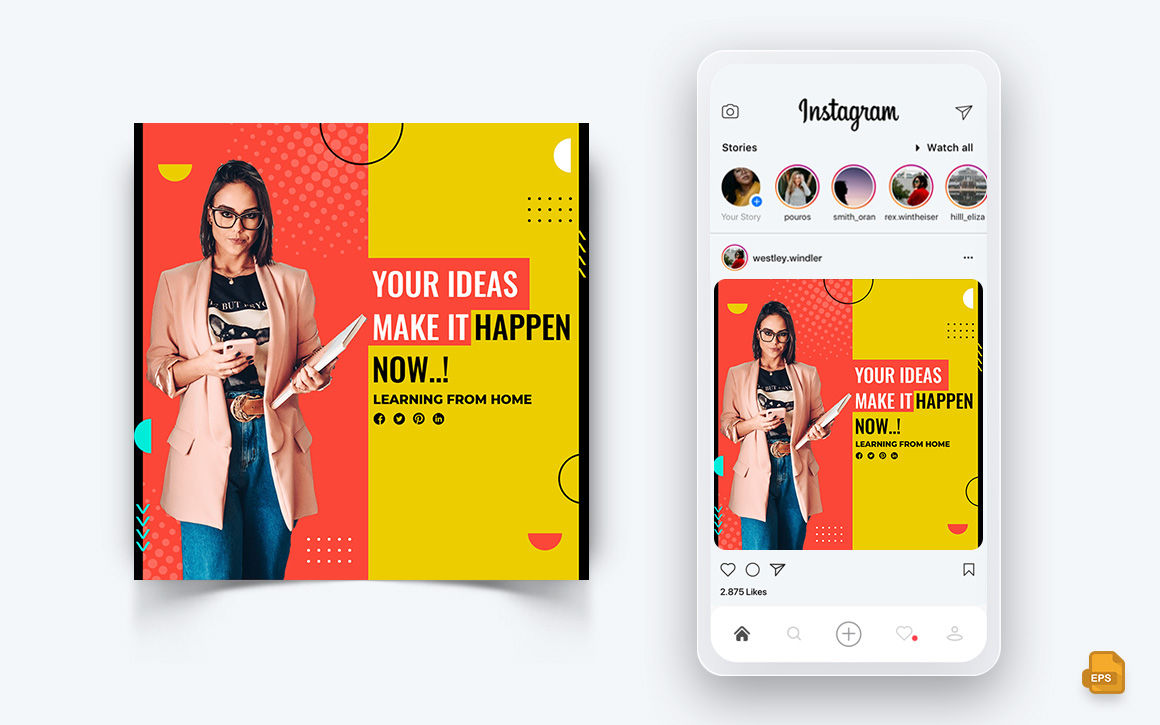 Business Agency Corporate Service Social Media Instagram Post Design-61