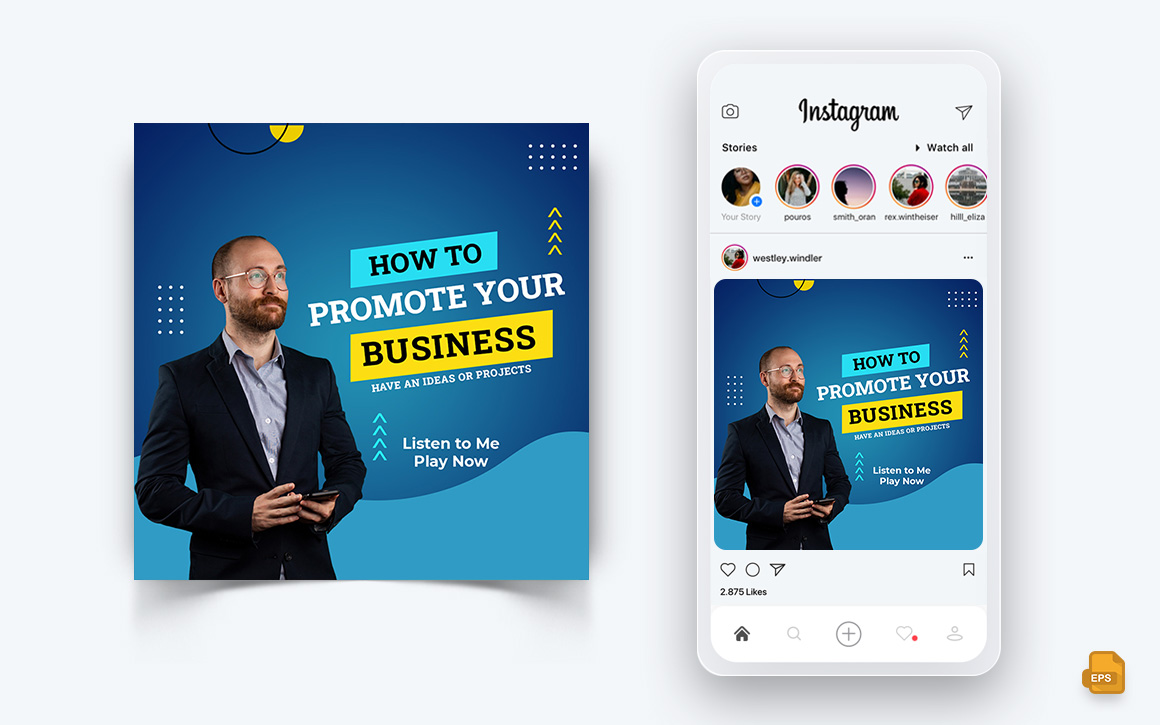 Business Agency Corporate Service Social Media Instagram Post Design-62