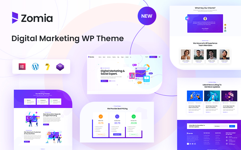 Zomia - Digital Marketing WordPress Theme