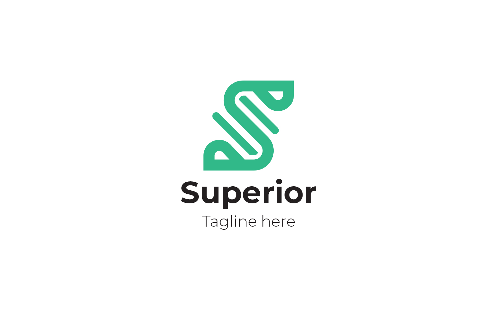 S letter Superior Logo Design Template