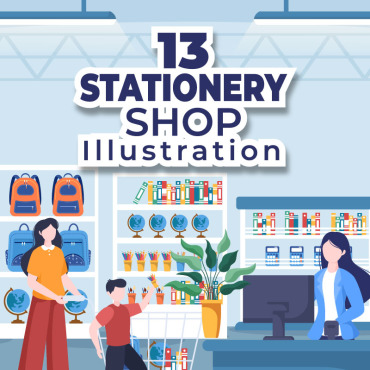 Stationery Equipment Illustrations Templates 265117