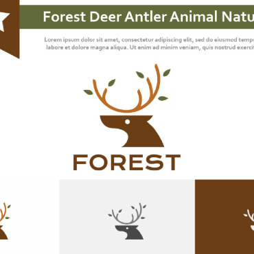 Jungle Deer Logo Templates 265128