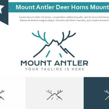 Antler Deer Logo Templates 265130