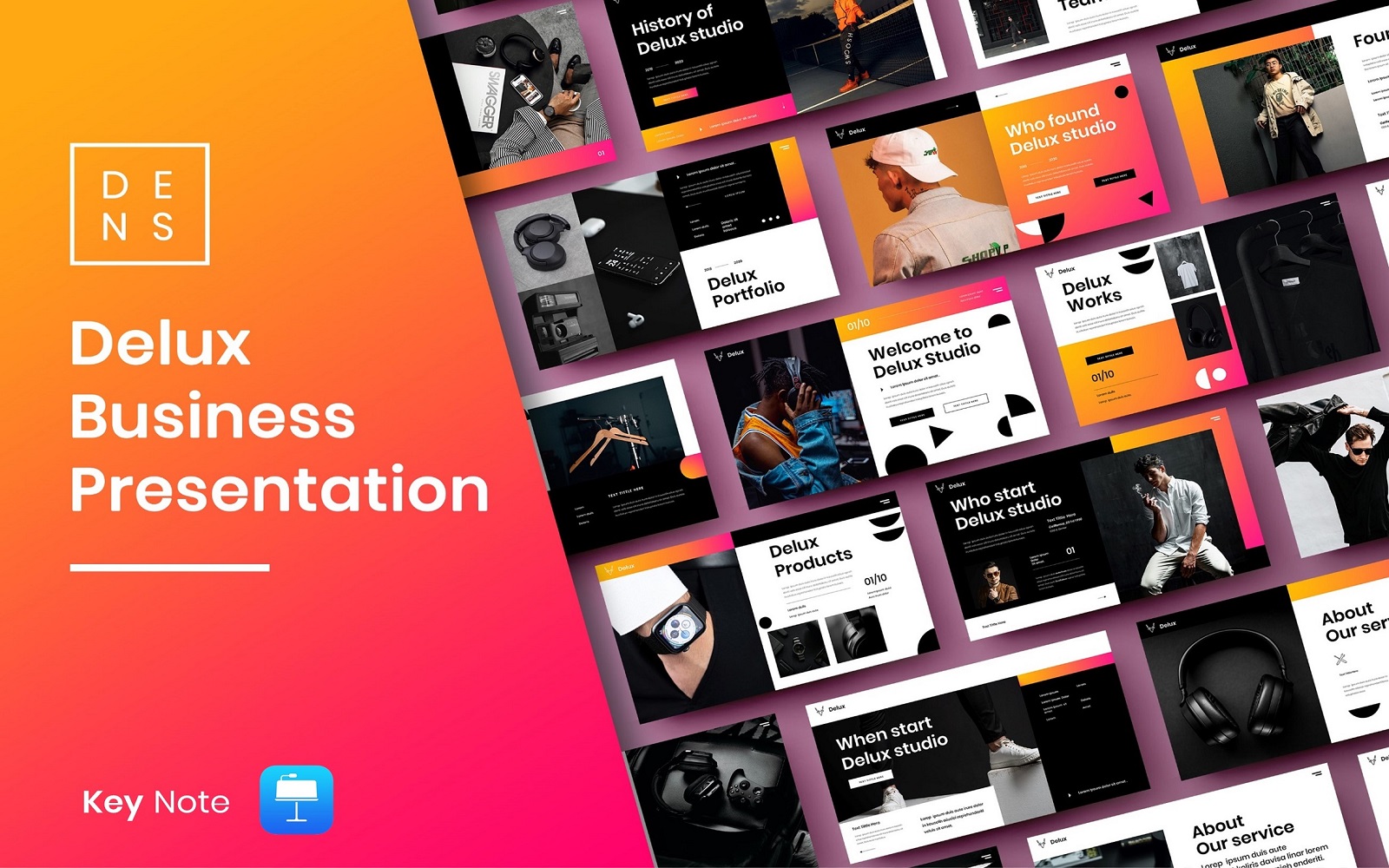 Delux – Business Keynote Template