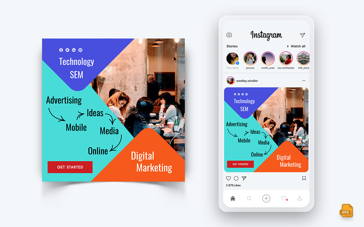 Digital Marketing Agency Social Media Instagram Post Design-10