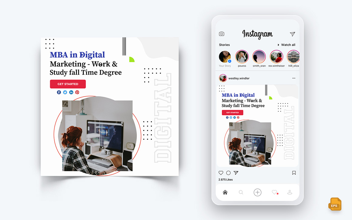 Digital Marketing Agency Social Media Instagram Post Design-11