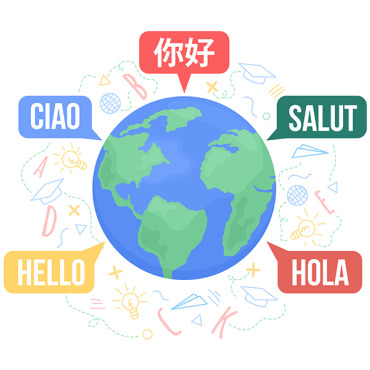 International Languages Illustrations Templates 265389