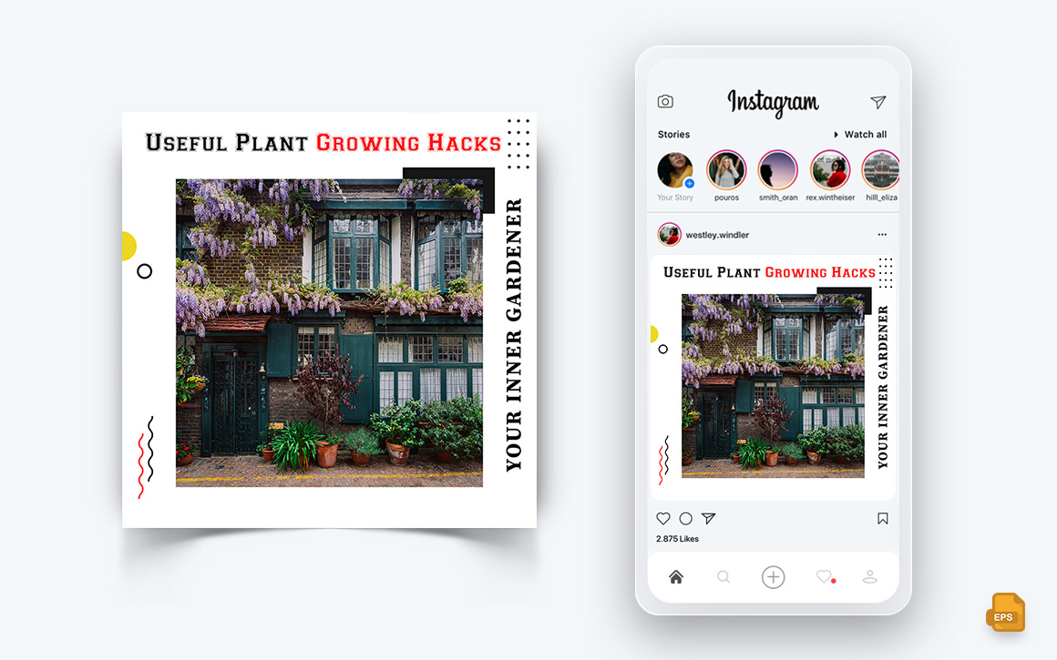 Gardening Social Media Instagram Post Design-09