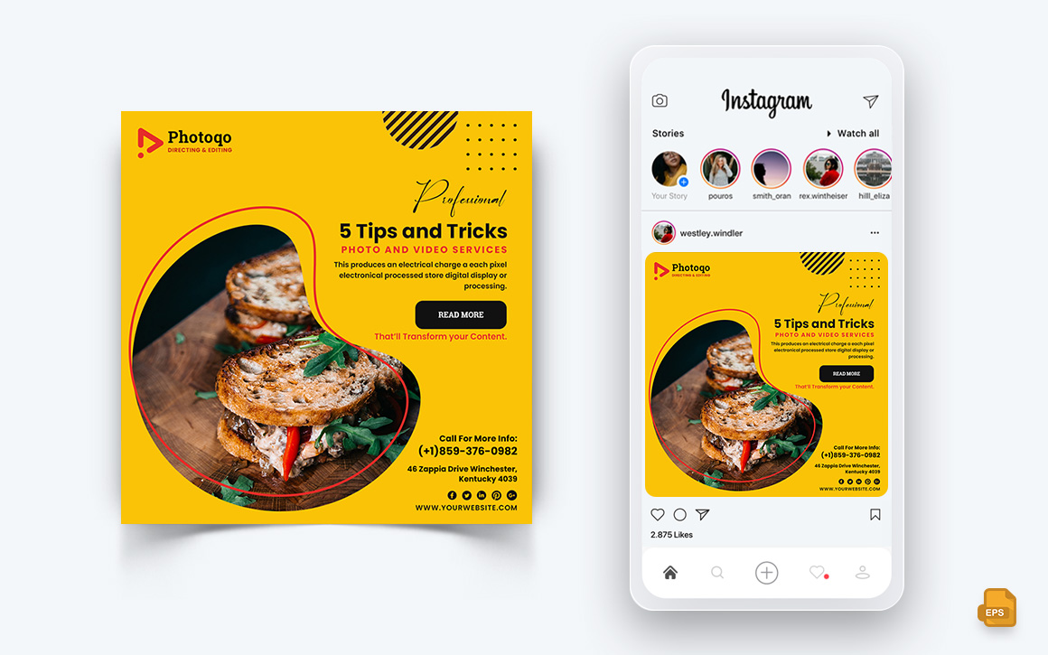 Photo and Video Services Social Media Instagram Post Design-11