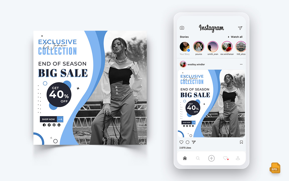 Fashion Sale Offer Social Media Instagram Post Design-05