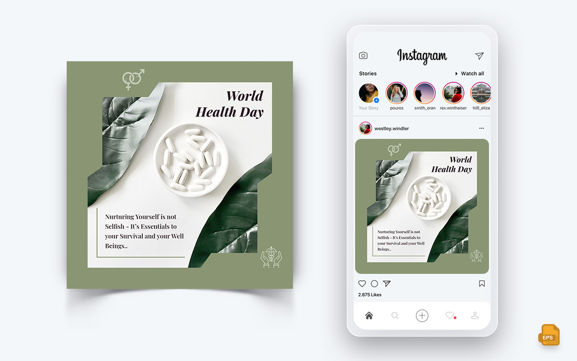 World Health Day Social Media Instagram Post Design-07
