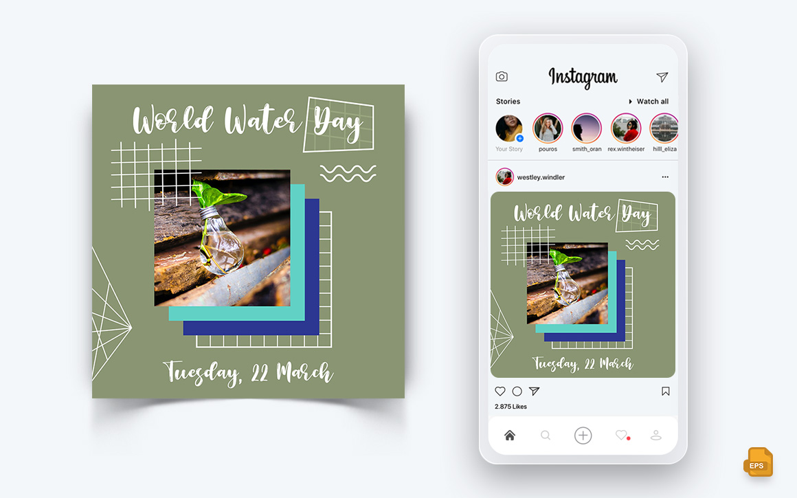 World Water Day Social Media Instagram Post Design-18