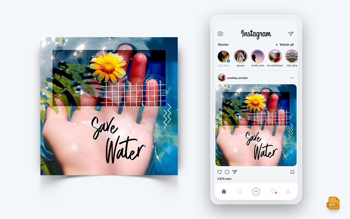 World Water Day Social Media Instagram Post Design-19