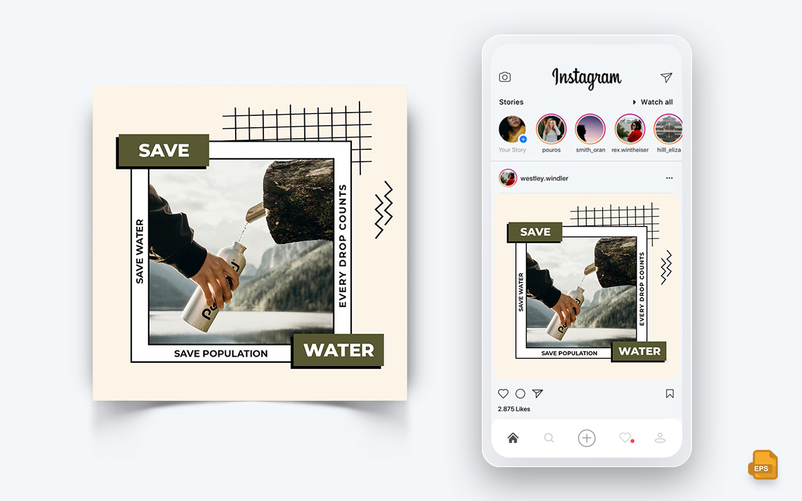 World Water Day Social Media Instagram Post Design-20