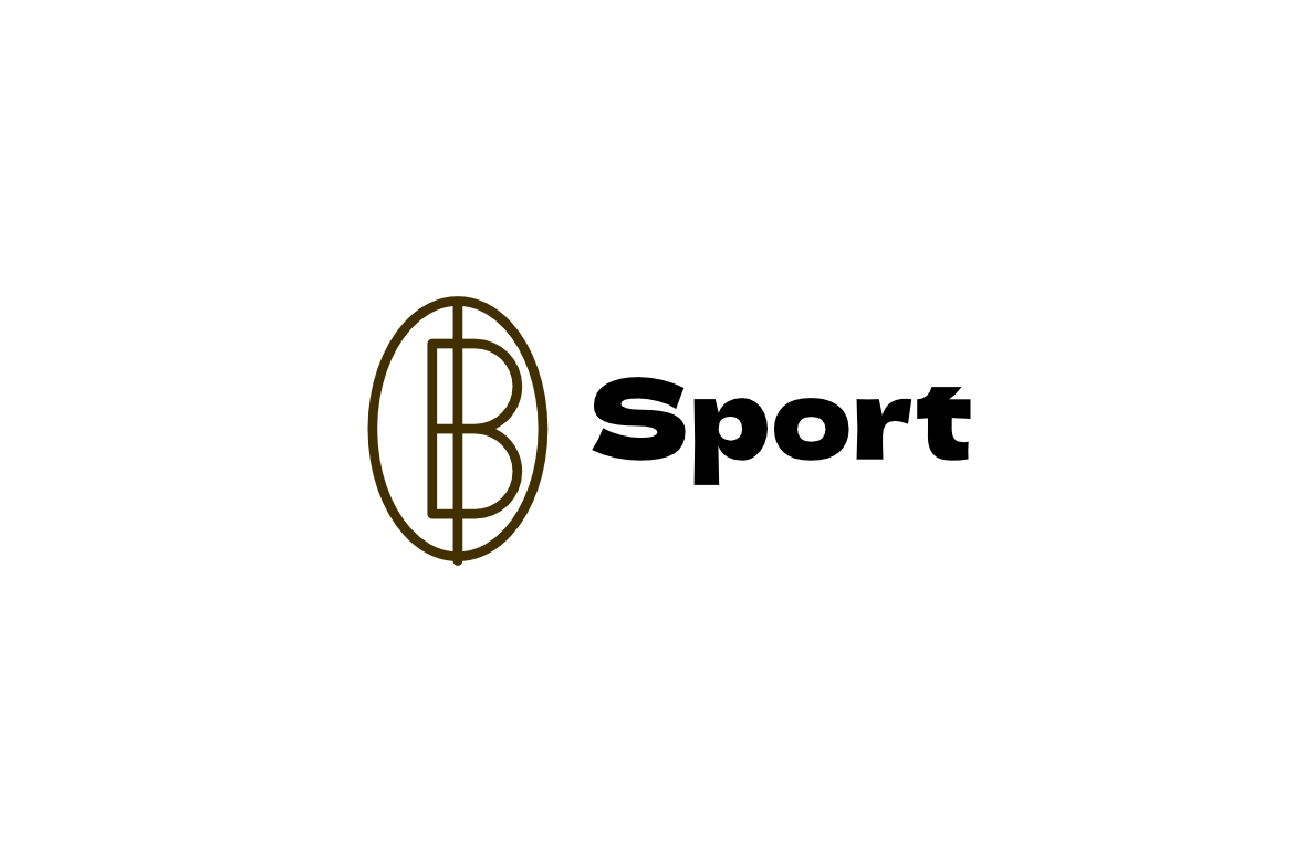 Letter B Sport Ball Energic Logo