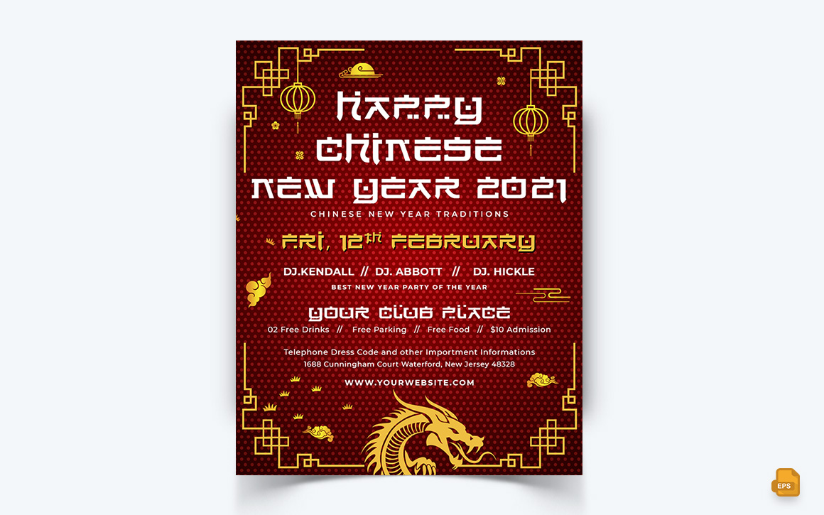 Chinese NewYear Celebration Social Media Instagram Feed Design-07