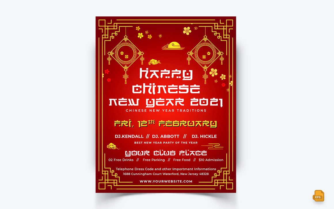 Chinese NewYear Celebration Social Media Instagram Feed Design-08